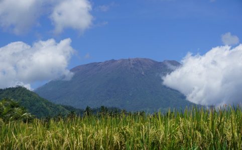 Gunung Agung Volcano in Indonesia